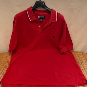 Chaps Red Polo Shirt Size Large